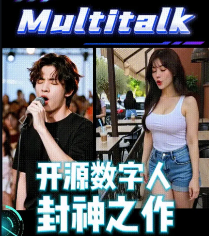 Multitalk:The Ultimate Digital Human Cinematography,the Masterpiece of Open-Source Digital Humans