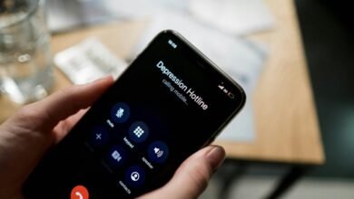 emergency helpline number listed